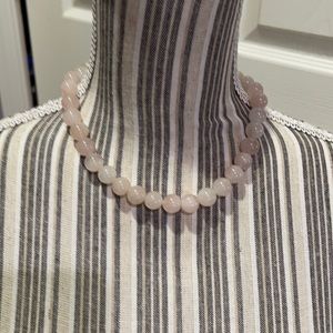 Moonstone pink necklace Russian